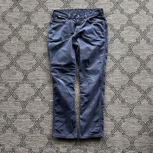 Carhartt FR Pants Womens 10 Short Blue Flame Resistant Canvas Utility Workwear‎